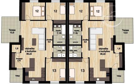 NA PREDAJ - Novostavba 4-iz. rodinného domu v dvojdome vo vyhľadávanej lokalite Florida Villa Park, Dunajská Streda