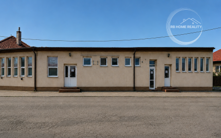 INVESTIČNÁ PRÍLEŽITOSŤ ! Komerčný objekt 458 m² s pozemkom 781 m² a projektom prestavby v meste Gabčíkovo