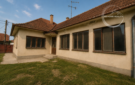 REZERVOVANÝ 3-izbový rodinný dom v pôvodnom stave – Štvrtok na Ostrove, okres Dunajská Streda