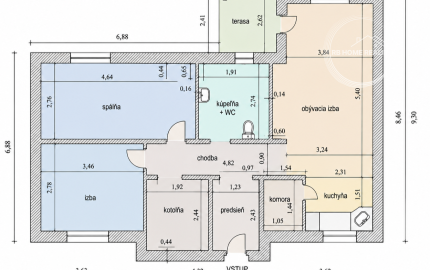 Na PREDAJ rodinný dom s dvojgarážou 136m² s pozemkom 570m² a upravenou záhradou – Horná Potôň