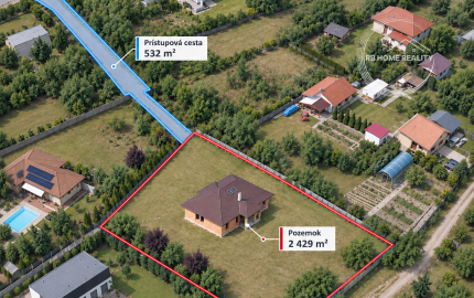 NA PREDAJ | Rozostavaný rodinný dom 266 m² | Veľký pozemok 2 961 m² | Veľký Meder, okres Dunajská Streda