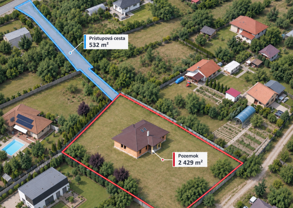 NA PREDAJ | Rozostavaný rodinný dom 266 m² | Veľký pozemok 2 961 m² | Veľký Meder, okres Dunajská Streda
