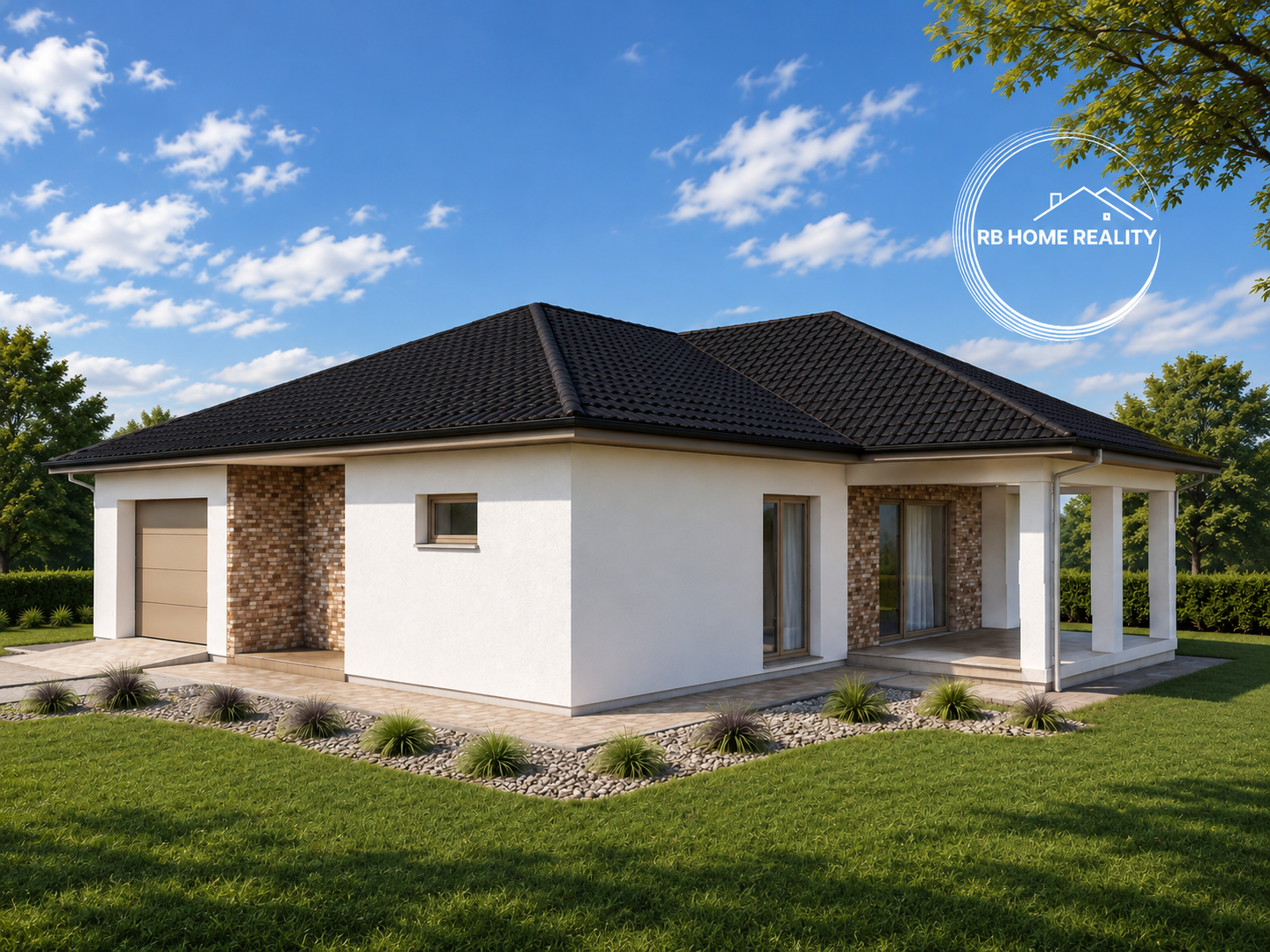 NA PREDAJ / NOVOSTAVBA 4-IZBOVÉHO RODINNÉHO DOMU / GARÁŽ A TERASA / FLORIDA VILLA PARK, DUNAJSKÁ STREDA