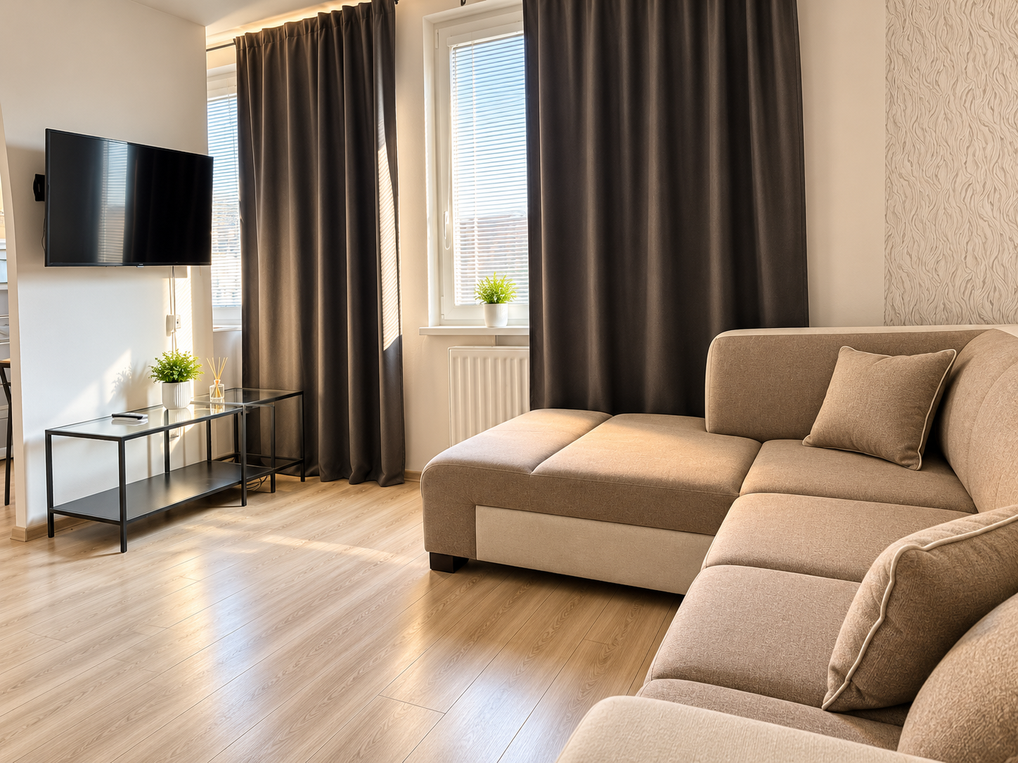 NA PRENÁJOM / Útulný 1-izbový byt (30 m²) s klimatizáciou / Komárno