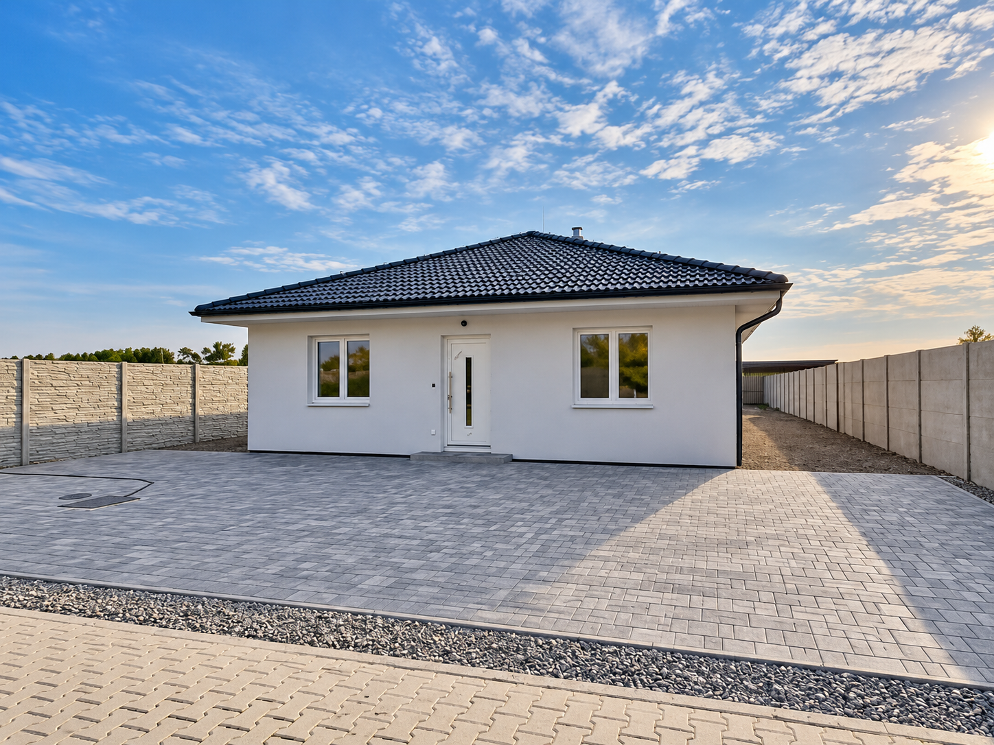 NA PREDAJ / Moderná novostavba 4-izbového rodinného domu s krytou terasou – Macov